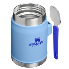 Stanley Klasik Paslanmaz Çelik Yemek Termosu Kaşıklı 0,40 LT - Gök mavi