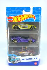 Hot Wheels 3'lü Araba Seti - Set 4
