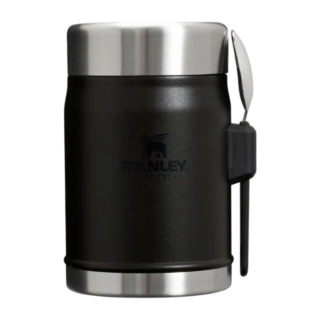 Stanley Klasik Paslanmaz Çelik Yemek Termosu Kaşıklı 0,40 LT - Black 2.0
