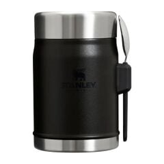 Stanley Klasik Paslanmaz Çelik Yemek Termosu Kaşıklı 0,40 LT - Black 2.0