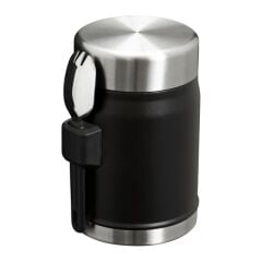 Stanley Klasik Paslanmaz Çelik Yemek Termosu Kaşıklı 0,40 LT - Black 2.0