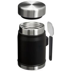 Stanley Klasik Paslanmaz Çelik Yemek Termosu Kaşıklı 0,40 LT - Black 2.0