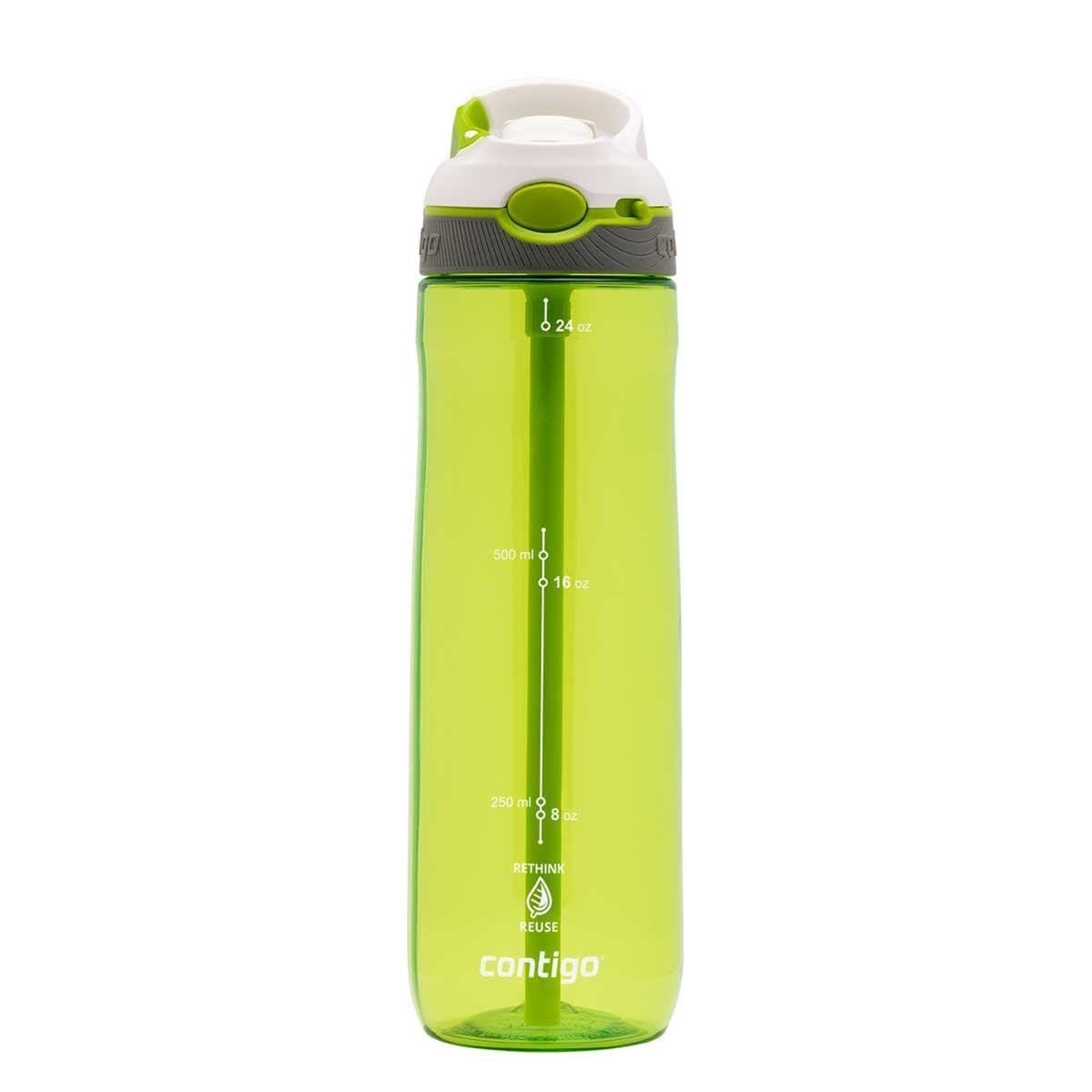 Contigo Ashland Tren Tek El Bas İç Kapaklı Su Matarası 720ml 2191380 - Yeşil
