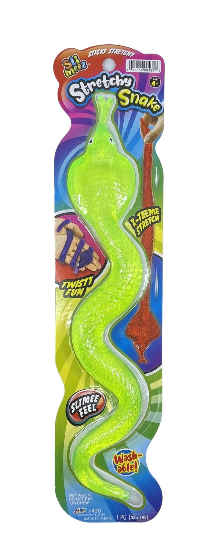 Esnek Dev Sürüngenler 30 cm - Yeşil Yılan