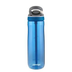 Contigo Ashland Tren Tek El Bas İç Kapaklı Su Matarası 720ml 2191379 - Mavi