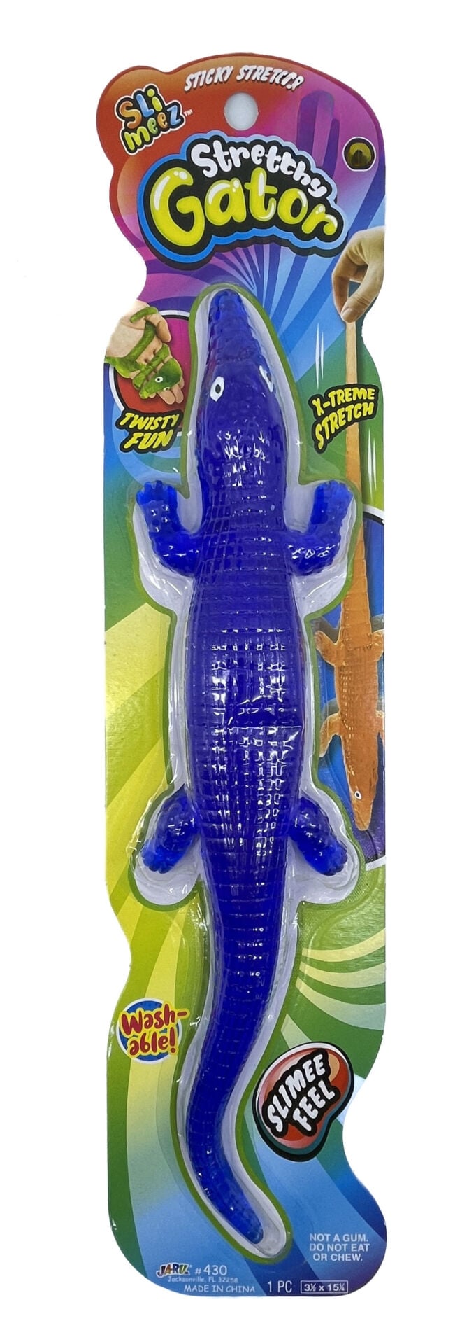 Esnek Dev Sürüngenler 30 cm - Mavi Timsah