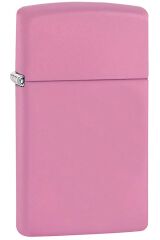 Zippo Slim Mat Pembe Çakmak
