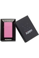 Zippo Slim Mat Pembe Çakmak