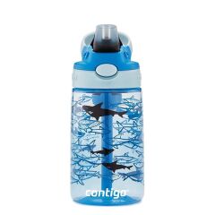 Contigo Gizmo Flip Pro Sharks Tritan Çocuk Suluğu 420ML - Açık Mavi