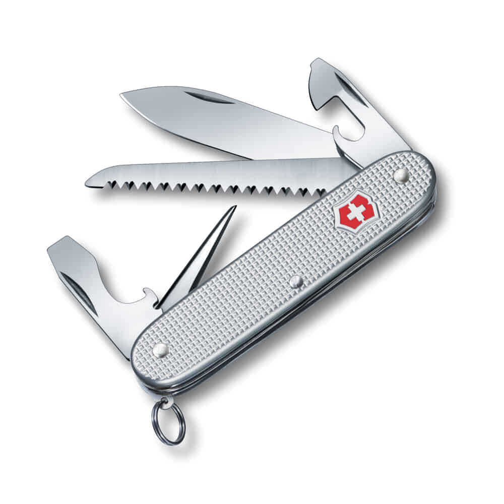 Victorinox 0.8241.26 Pioneer Range, Alox Farmer Çakı - Gümüş Renk