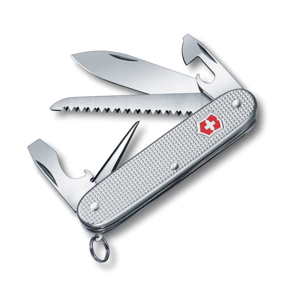 Victorinox 0.8241.26 Pioneer Range, Alox Farmer Çakı - Gümüş Renk