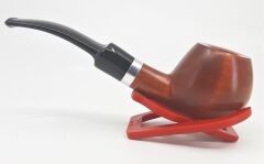 Falconetti Square Shank Apple 9mm Filtreli Pipo / Kahverengi