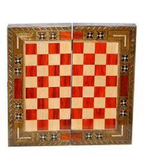 El Yapımı Gerçek Ahşap Kesme Küçük Tavla Takımı