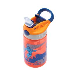 Contigo Gizmo Flip Süper Kahraman Çocuk Suluğu 420ML - Turuncu