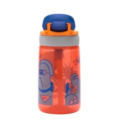 Contigo Gizmo Flip Süper Kahraman Çocuk Suluğu 420ML - Turuncu