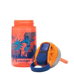Contigo Gizmo Flip Süper Kahraman Çocuk Suluğu 420ML - Turuncu