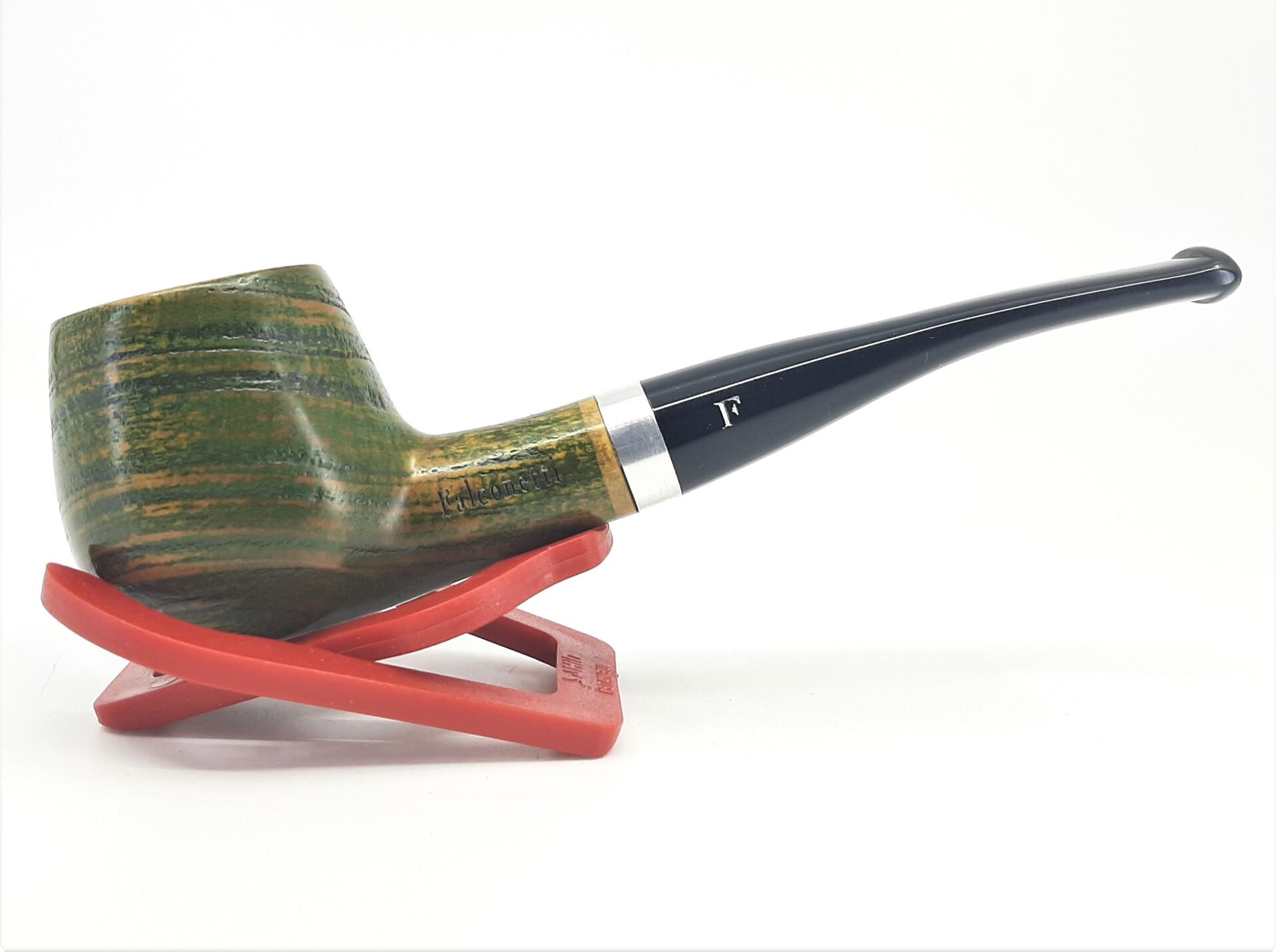 Falconetti Derry Rustic Prince Gemici 9mm Filtreli Pipo / Yeşil