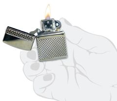 Zippo Pyramid Design Armor Case Luxury Çakmak