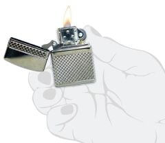Zippo Pyramid Design Armor Case Luxury Çakmak