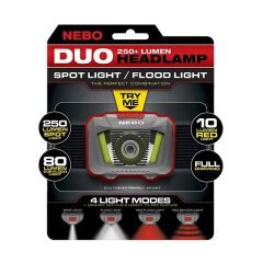 Nebo Duo 250+ Lumen Kafa Feneri