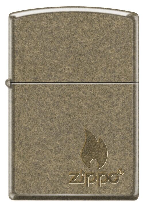 Zippo Classic Antique Brass Flame Lust Dizayn Çakmak
