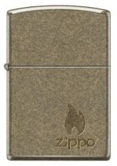Zippo Classic Antique Brass Flame Lust Dizayn Çakmak