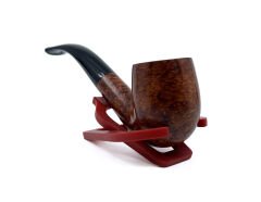 Şahin Sarı Yıldız Bent Billiard 9mm Filtreli Akrilik Saplı Pipo X-160