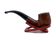 Şahin Sarı Yıldız Bent Billiard 9mm Filtreli Akrilik Saplı Pipo X-160