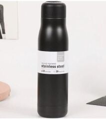 Paslanmaz Çelik Spor Termos 550ml Siyah