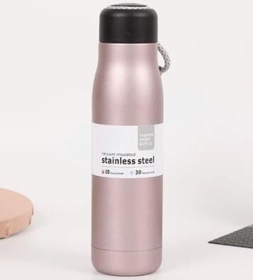 Paslanmaz Çelik Spor Termos 550ml Rose