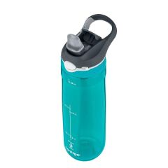 Contigo Cortland Tren Tek El Bas İç Kapaklı Su Matarası 720ml 2191381 - Turkuaz