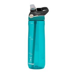 Contigo Cortland Tren Tek El Bas İç Kapaklı Su Matarası 720ml 2191381 - Turkuaz