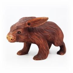 El Oyması Ahşap Guinea Pig Biblo