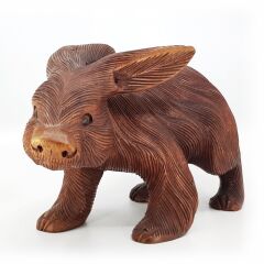 El Oyması Ahşap Guinea Pig Biblo