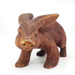 El Oyması Ahşap Guinea Pig Biblo