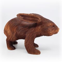 El Oyması Ahşap Guinea Pig Biblo