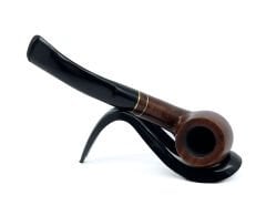 Şahin Kırmızı Yıldız Bent Apple 6 mm Filtreli Ebonit Saplı Pipo - 237100