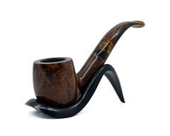 Şahin Sarı Yıldız Bent Apple 9 mm Filtreli Ebonit Saplı Pipo X-160 237194