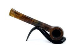 Şahin Sarı Yıldız Bent Apple 9 mm Filtreli Ebonit Saplı Pipo X-160 237194