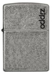 Zippo Armor Case Logo Antique Silver