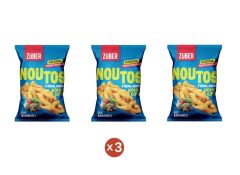 Züber Noutos Fırınlanmış Nohut Cipsi Ege Baharatları 55 G (3 ADET)