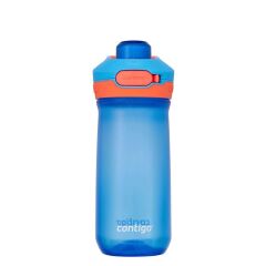 Contigo Jessie Tritan Bas İç Kapaklı Çocuk Suluğu 420ml - Mavi