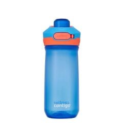 Contigo Jessie Tritan Bas İç Kapaklı Çocuk Suluğu 420ml - Mavi