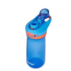Contigo Jessie Tritan Bas İç Kapaklı Çocuk Suluğu 420ml - Mavi