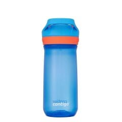Contigo Jessie Tritan Bas İç Kapaklı Çocuk Suluğu 420ml - Mavi