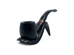 Şahin Kırmızı Yıldız 113 6mm. Filtreli Ebonit Saplı Pipo 237100