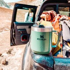 The Legendary Camp Mug Kapaklı Termos Bardak 0.35L  12oz - Hammertone Green