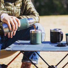 The Legendary Camp Mug Kapaklı Termos Bardak 0.35L  12oz - Hammertone Green