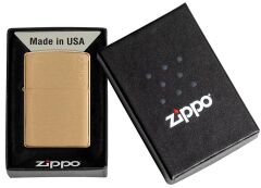 Zippo Brushed Brass Dizayn Çakmak