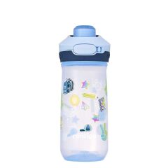 Contigo Jessie Tritan Bas İç Kapaklı Çocuk Suluğu 420ml - Turkuaz